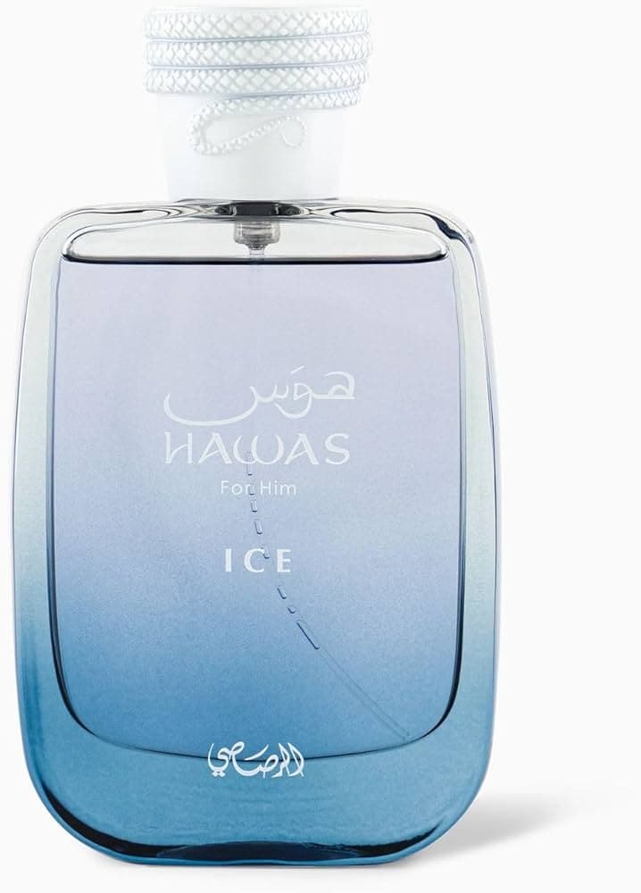 Lattafa Hawas Ice — perfume aquático masculino