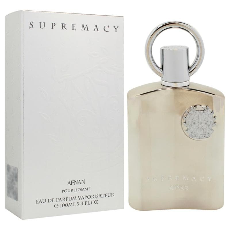 Afnan Supremacy Silver — perfume amadeirado masculino
