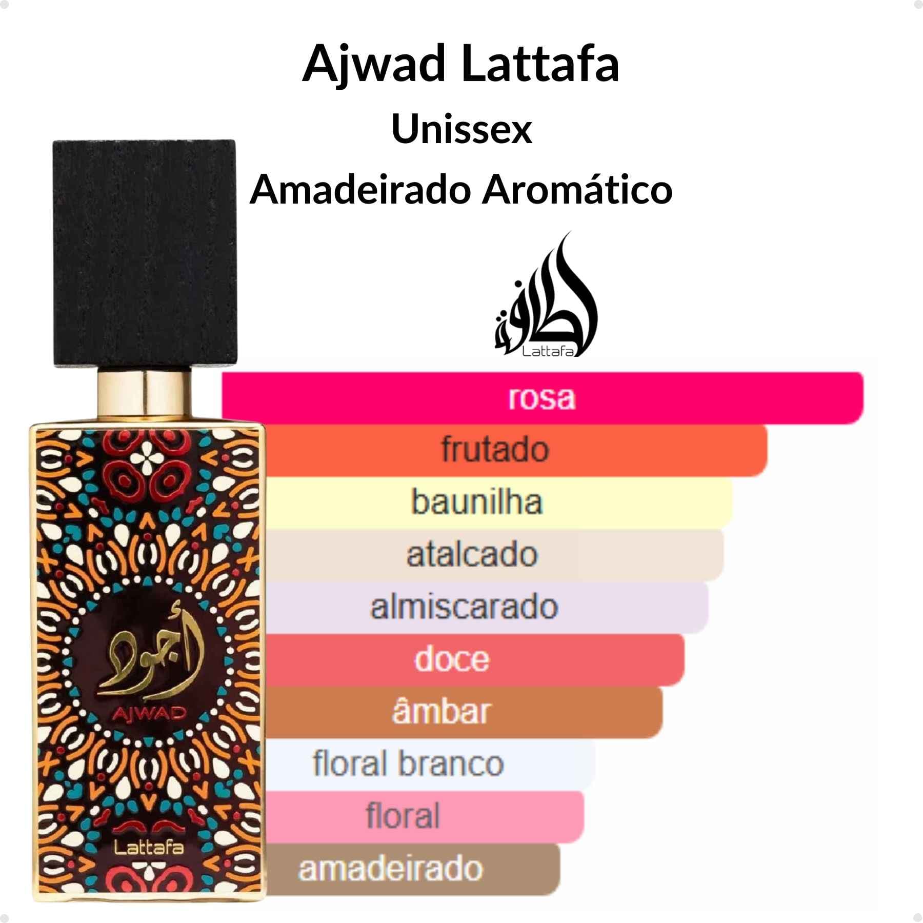 Lattafa Ajwad — perfume oriental unissex