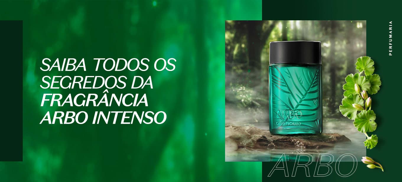 O Boticário Arbo Intenso — perfume aromático masculino