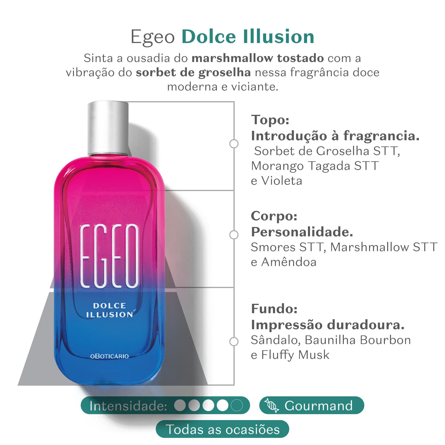 O Boticário Egeo Dolce Illusion — perfume unissex