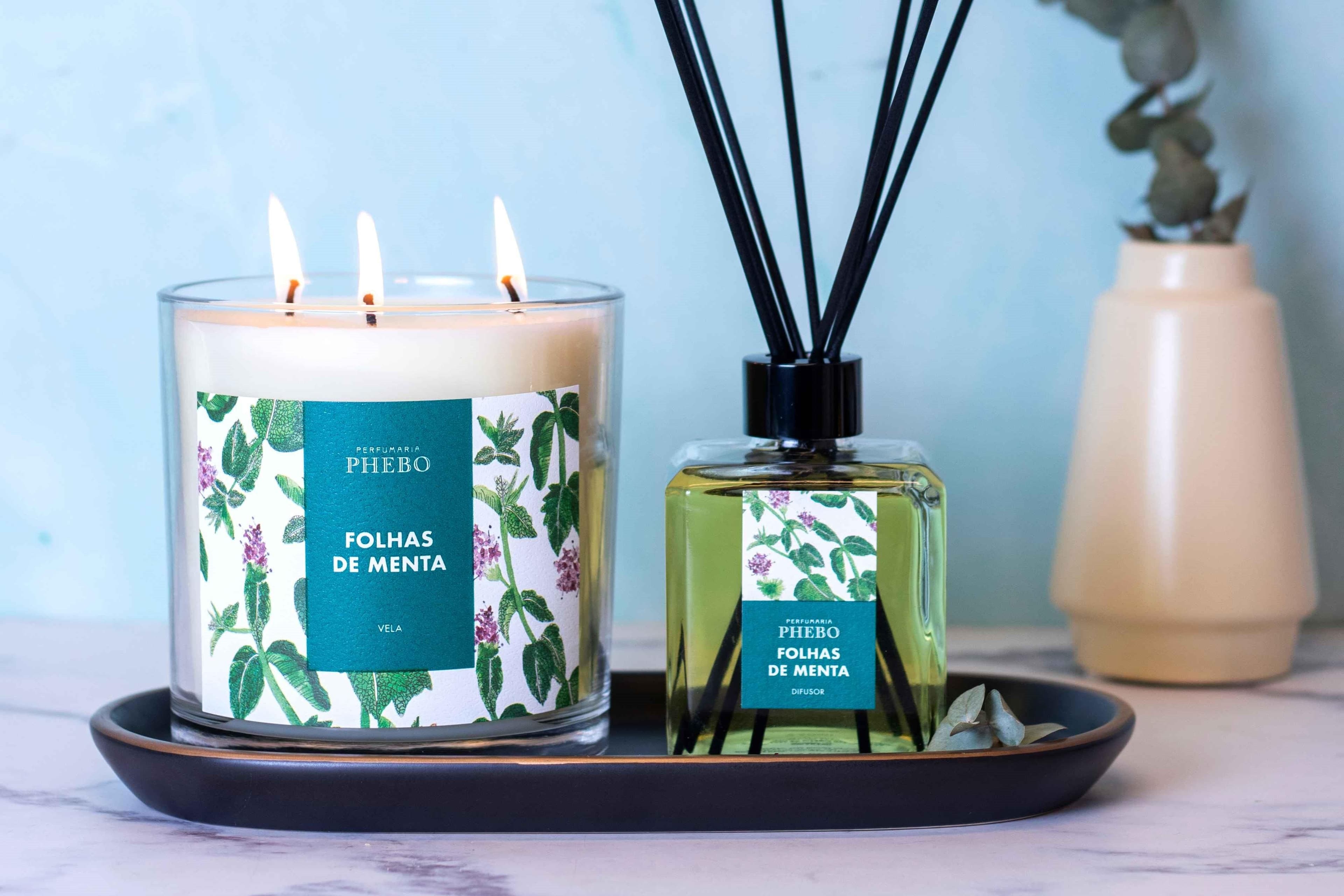 Phebo Folhas de Menta — perfume aromático unissex
